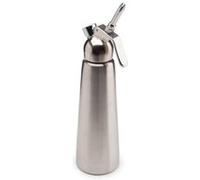 Lacor 68405 Siphon à Crème En Inox + Aluminium 1.0 L | Fabriqué en acier inoxydable de qualité alimentaire; haute résistance à la corrosion et usure quotidienne