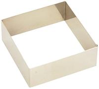 Lacor Cercle carré pour pâtisserie 68411 – 10 x 10 cm, gris