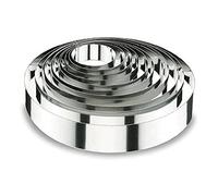 Lacor Emporte-pièces cercle à mousse 68412 12 x 4 cm 18/10 Argent