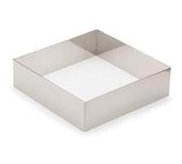 Lacor Cercle carré pour pâtisserie 68441 – 14 x 14 cm – Argenté