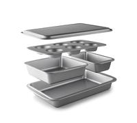 Set de 5 moules en acier revêtu Delize Lacor