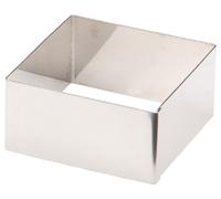 Lacor 68480 Cercle Carre pour Pâtisserie en Inox 8 X 8 cm, Argent