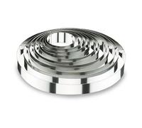 Lacor Cercle à tarte rond 68510 inox 18/10 10 x 4,5 cm