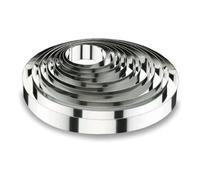 Lacor 68514 Emporte-Pièces Cercle à Tarte Ronde 14 x 4,5 cm 18 / 10, Argenté