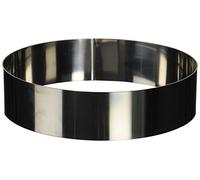 Lacor Emporte-pièces Cercle à tarte 68518 18 x 4,5 cm 18/10 Argenté