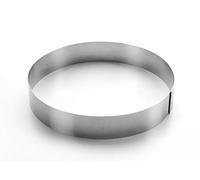 Lacor Emporte-pièces Cercle à tarte 68526 26 x 4,5 cm 18/10 Argent