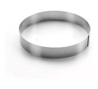 Lacor Emporte-pièces Cercle à tarte 68526 26 x 4,5 cm 18/10 Argent