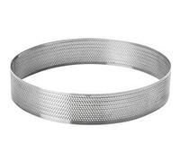 Cercle à tarte rond perforé 20 cm