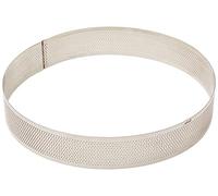 Lacor Cercle à tarte 68550 rond perforé acier inoxydable 20 cm gris
