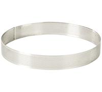 LACOR – Cercle à tarte perforé – Acier inoxydable Ø 24 cm