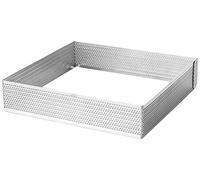 LACOR 68556 Cercle Carre perforé Acier Inoxydable Gris 16 cm