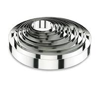 Lacor 68607 Emporte-Pièces Cercle à Tarte Rond 7 x 6 cm Inox 18 / 10 | Fabriqué en acier inoxydable de qualité alimentaire; haute résistance à la corrosion et usure quotidienne