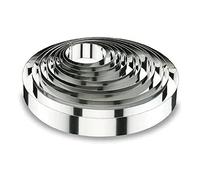 Lacor 68609 Emporte-Pièces Cercle à Tarte Rond 9 x 6 cm Inox 18 / 10