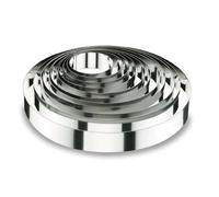 Lacor - 68612 - Cercle À Tarte Rond 12x6 Cm Inox 18 / 10