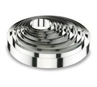 Lacor Emporte-pièces Cercle à tarte 68612 rond 12 x 6 cm inox 18/10 argent