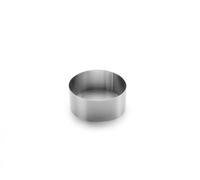 Lacor 68614 - Cercle rond Vacherin 14x6cm en acier inoxydable. | Fabriqué en acier inoxydable de qualité alimentaire; haute résistance à la corrosion et usure quotidienne