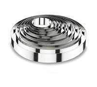 Lacor 68616 Emporte-Pièces Cercle à Tarte Rond 16 x 6 cm 18 / 10, Argent