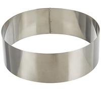 Lacor Cercle à tarte 68618 – rond 18 x 6 cm – inox 18/10 – argent