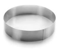 Lacor Emporte-pièces Cercle à vacherin 68624 24 x 6 cm Inox 18/10 Argenté