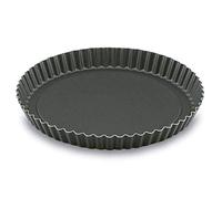 Lacor Moule à tarte 68882 dentelé aluminium antiadhésif 28 cm Noir
