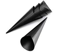 Lacor 68936 - Jeu de 4 moules pour turbinets antiadhésifs - Noir | Ustensile professionnel durable; conçu pour un rendement optimal y nettoyage rapide et facile au lave-vaisselle