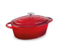 Lacor 71739 - Casserole en fonte émaillée, 3,5 litres, 29 x 21 cm,... | Fabriqué en acier inoxydable de qualité alimentaire; haute résistance à la corrosion et usure quotidienne