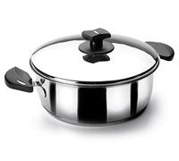 Lacor 88028 - Gratin avec couvercle Nova Ladycor 28 cm, 6,5 litres, aci... | Fabriqué en acier inoxydable de qualité alimentaire; haute résistance à la corrosion et usure quotidienne