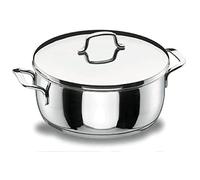 Lacor 90026 - Gratin en acier inoxydable Couvercle 26 Gourmet