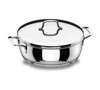 Lacor 90626 - Boîte à lunch Gourmet Couvercle 26 cm en acier inoxydable