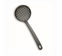 Lacor 98804 - Éco Skimmer 31,5 cm Nylon - Noir Qualité Professionnelle | Ustensile professionnel durable; conçu pour un rendement optimal y nettoyage rapide et facile au lave-vaisselle