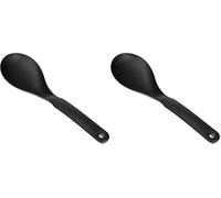 Lacor 98905 Cuillère Sauce en Nylon 25X7,2 cm, Noir (Lot de 2)