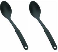Lacor 98907 Cuillère en Nylon 29,5 cm, Noir (Lot de 2)