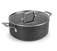 Faitout aluminium 28cm avec couvercle - Lacor - 48028 - anodized