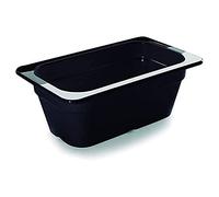 Lacor 66410J - Mélamine noire Bac gn 1/4 265x162x100
