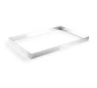 Lacor Cadre Rectangulaire Classique De Patisserie 30x40x3 Cm. Inox 18/10