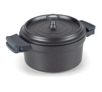 Lacor Cocotte ronde 25929 en fonte émaillée 28 cm Noir