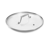 Lacor Couvercle Fit Anodisé Verre Trempé Contour Acier Inox 20cm