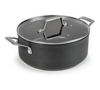 Lacor faitout aluminium 28cm avec couvercle - 48028 noir G