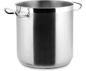 LACOR Marmite à soupe haute sans couvercle Eco, Acier inoxydable, Gris, 32 cm