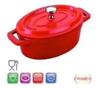 LACOR Marmite Ovale Rouge 0,25 l
