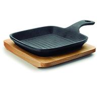 LACOR Mini Grill Magma 21X13,5X2,5 CM, Noir