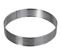 Lacor Moule Cercle Rond Perforé Acier Inoxydable Pour Tarte Diam 18 X 3,5cm