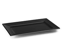 Lacor Plat de mélamine Classique 35 x 21 x 2 cm Noir