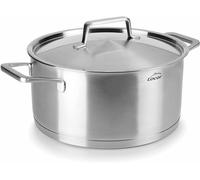 LACOR POÊLE À BRIRE AVEC CAPOT Foodie 22X10.5 cm, Acier inoxydable, Grey, 22 cm
