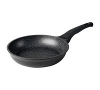 Lacor Poêle 28 cm Eco Piedra – Aluminium, Revêtement pierre antiadhésif, Compatible induction, Noir
