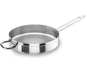 Lacor Sautepan Stanless Steel 28CM poêle à frire, 28 cm de diamètre maxi, acier inoxydable, compatible induction