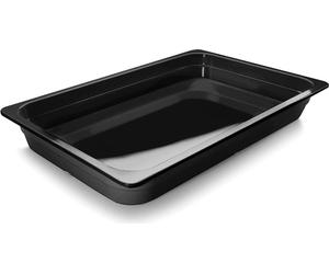 LACOR SCHWARZ GN-BEHALTER Mélamine GN1/1X100MM, Noir, 53 x 33 x 10 cm