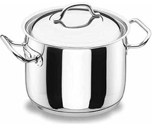 Lacor Stewpot Profesional WITH LID 28CM Casserole avec couvercle, acier inoxydable, 28 cm de diamètre, compatible induction