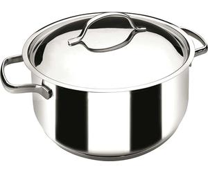 Lacor Stewpot Stanless Steel 24CM WITH LID Casserole avec couvercle, acier inoxydable, 24 cm de diamètre, compatible avec les plaques à induction