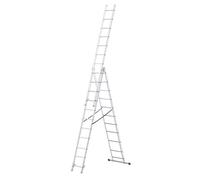 LAD Echelle transformable en aluminium 3 plans 11 marches